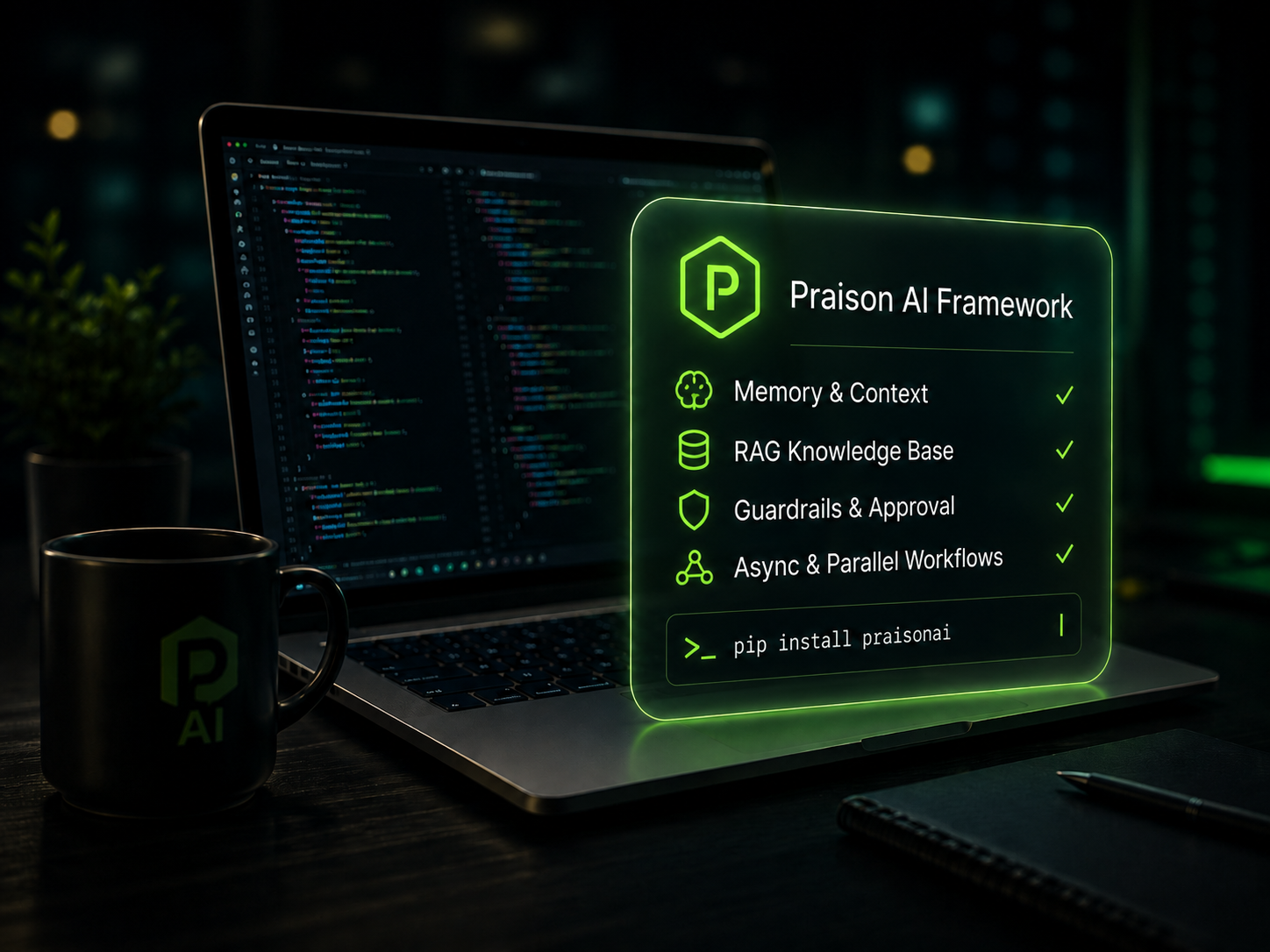 Praison AI package multi-agent framework